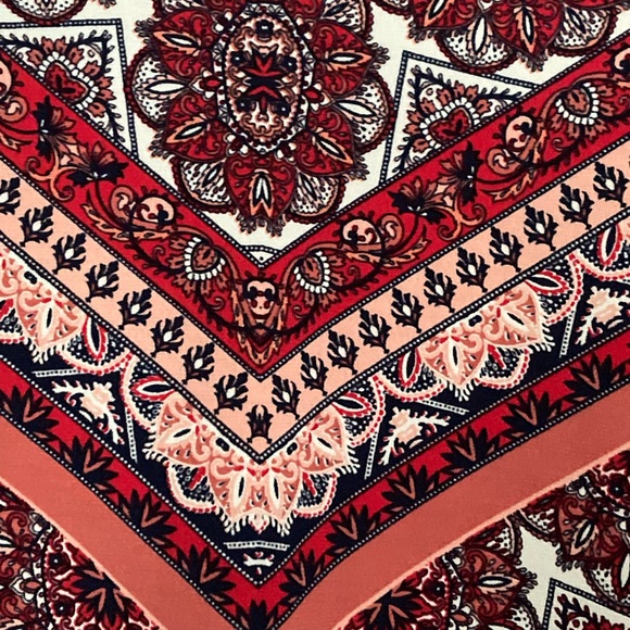 Westport-Large Petite Blouse Red, Pink, White - Picture 4 of 7